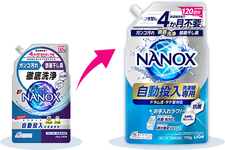 NANOX 自動投入洗濯機専用 ｜ライオン株式会社